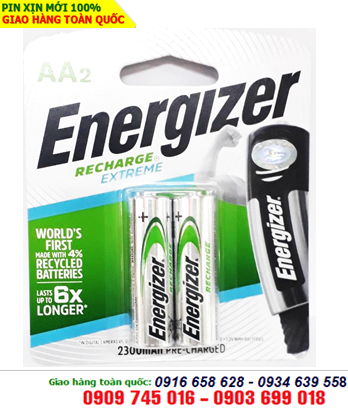 Pin sạc AA Energizer NH15ERP2 Extreme 6X Longer Lasting - AA2300mAh-1.2V